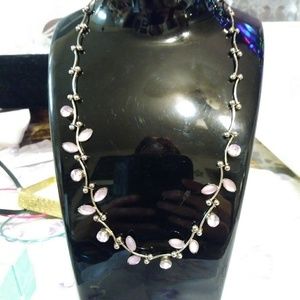 Beautiful purple stone necklace
